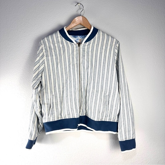 Faherty Mandalay Reversible Bomber Havana Bungalow Jacket Sz XL - Picture 1 of 5